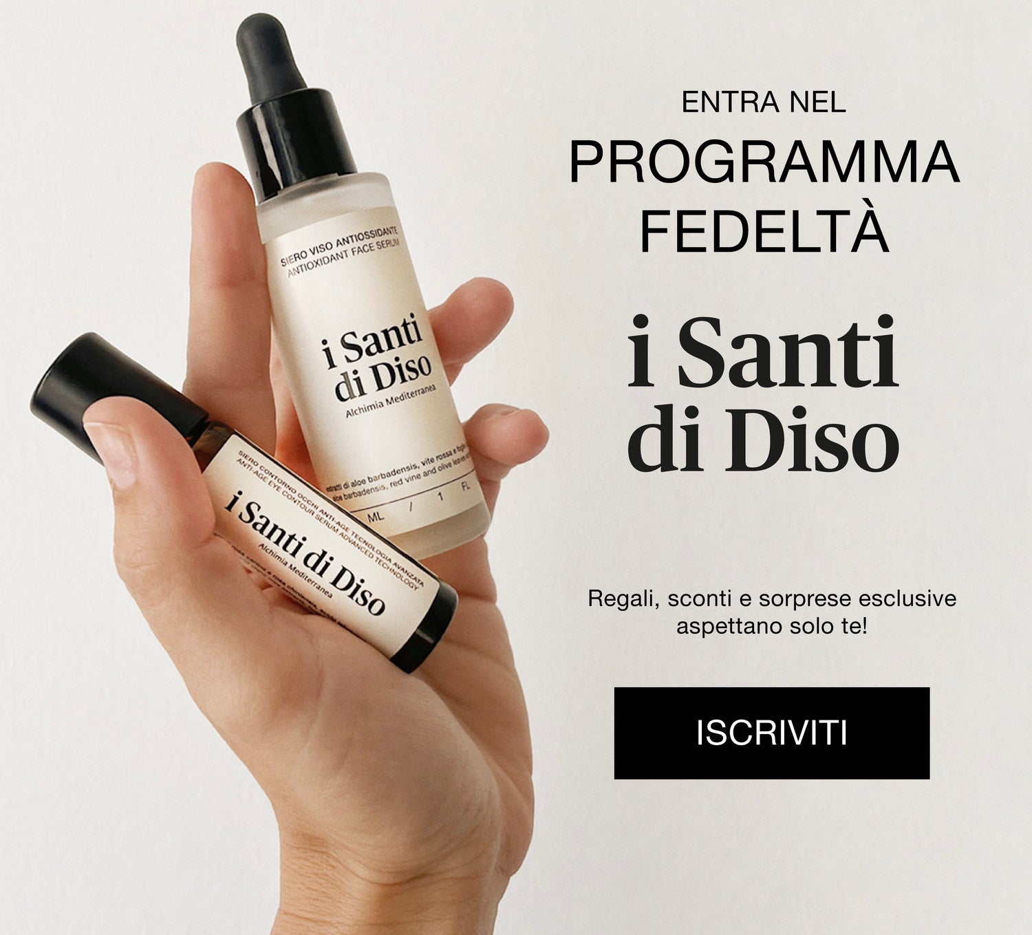 SCOPRI IL PROGRAMMA FEDELTA' DE I SANTI DI DISO