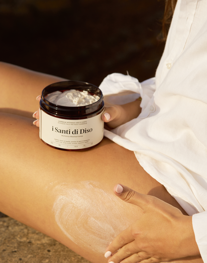 Intensive Face and Body Scrub - with Kaolin, Shea Butter and Raspberry Seed Powder